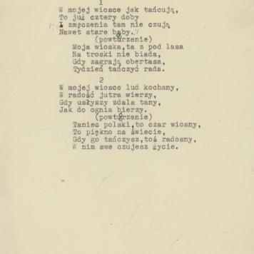 Z mojej wsi - oberek