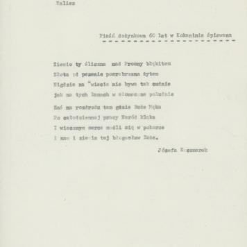 Pieśń dożynkowa 60 lat w Kokaninie śpiewana