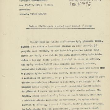 Święta Wielkanocne u mojej mamy sprzed II wojny