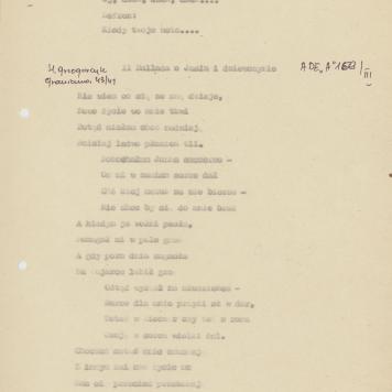 Ballada o Jasiu i dziewczynie