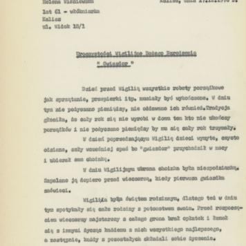 Uroczystości wigilijne Bożego Narodzenia "Gwiazdor"