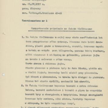 Przygotowanie pożywienia na święta wielkanocne