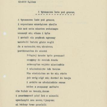 A tymczasem leżę pod gruszą