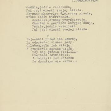 Jedzie, jedzie weselisko