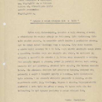 Dyngus z moich młodych lat - 1920