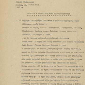 Kobieta - okres 20-lecia międzywojennego