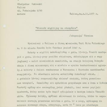 Wieczór wigilijny na obczyźnie