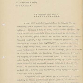 1 września 1939 roku