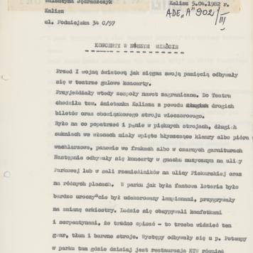 Koncerty w naszym mieście