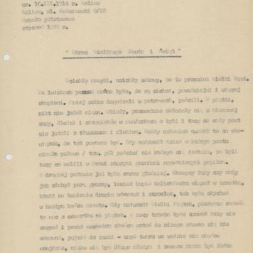 Okres Wielkiego Postu i Świąt