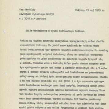 Zbiór wiadomości o życiu kulturalnym Kalisza