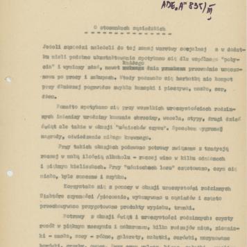 O stosunkach sąsiedzkich