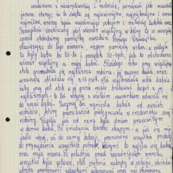 Jak obchodzono wigilię u mojej babci