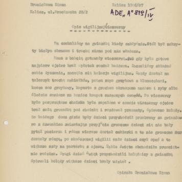 Okres wigilijnej wieczerzy