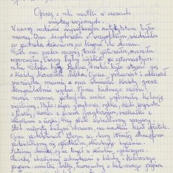 Opiszę o roli matki w czasach międzywojennych