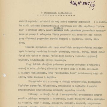 O stosunkach sąsiedzkich