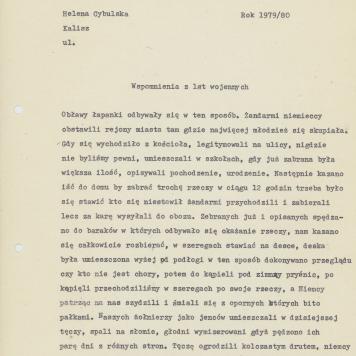 Wspomnienia z lat wojennych