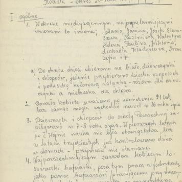 Kobieta - okres 20-lecia międzywojennego