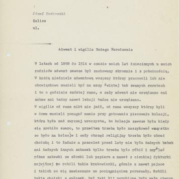 Adwent i wigilia Bożego Narodzenia