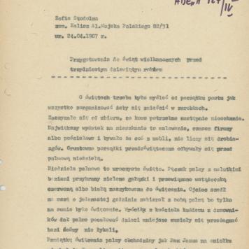 Przygotowania do świąt wielkanocnych przed trzydziestym dziewiątym rokiem