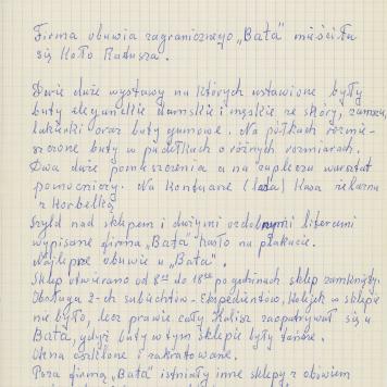 Firma obuwia zagranicznego "Bata"