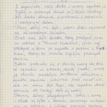 Wspomnienie Wigilii z 1917-18 r.