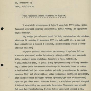 Moja ucieczka przed Niemcami w 1939 r.