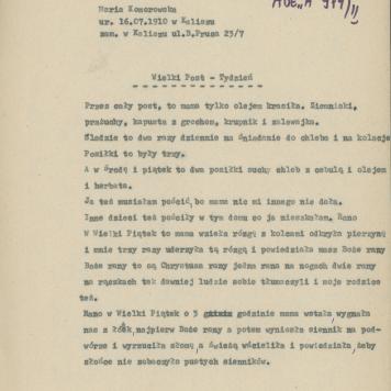 Wielki Post - Tydzień