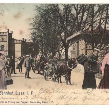 Dworzec kolejowy w Lesznie przed przebudową