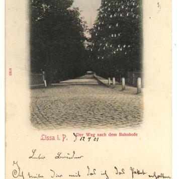 Droga w stronę Dworca Kolejowego w Lesznie