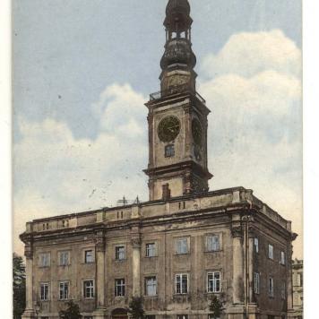 Ratusz w Lesznie od strony zachodniej