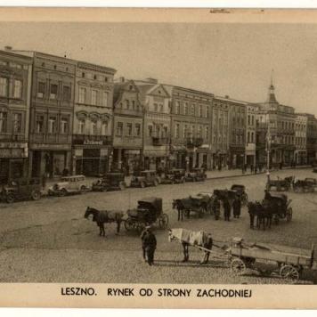 Rynek w Lesznie - pierzeja zachodnia