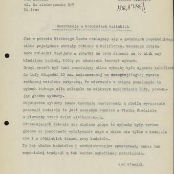 Rezurekcja w kościołach kaliskich