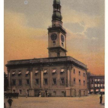 Ratusz w Lesznie od strony zachodniej