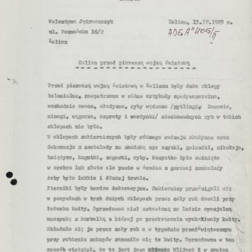 Kalisz przed pierwszą wojną światową