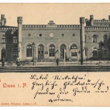 Dworzec kolejowy w Lesznie