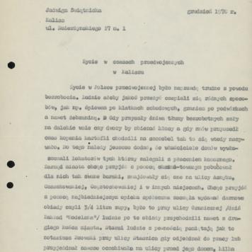 Życie w czasach przedwojennych w Kaliszu