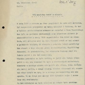 Mój pamiętny dzień z wianków