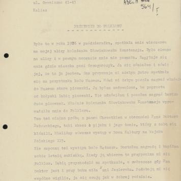 Przybycie do Folkloru