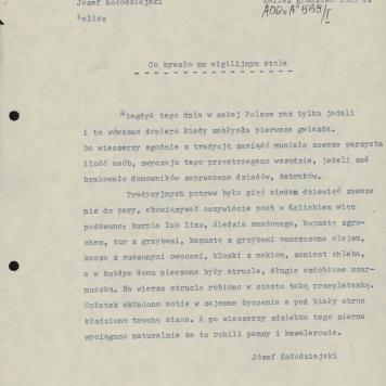 Co bywało na wigilijnym stole