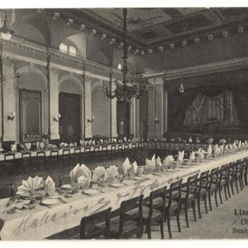 Widok na salę restauracyjną (bankietową) w hotelu Otto w Lesznie