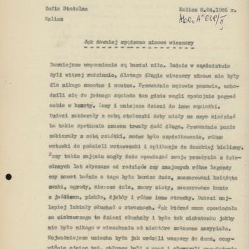 Jak dawniej spędzano zimowe wieczory