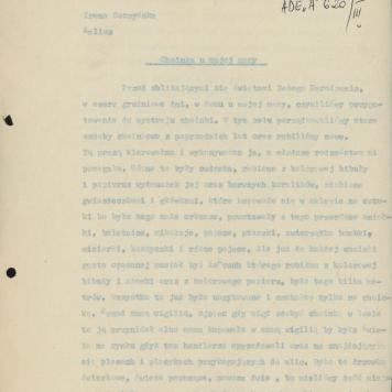 Choinka u mojej mamy