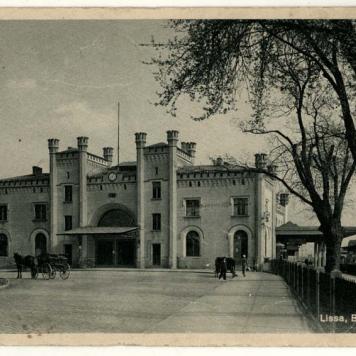 Dworzec kolejowy w Lesznie