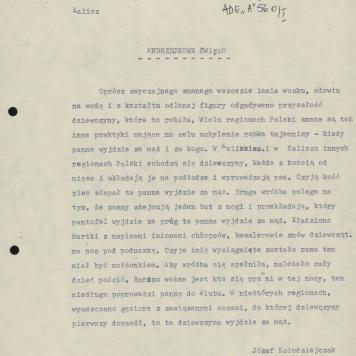 Andrzejkowe święto