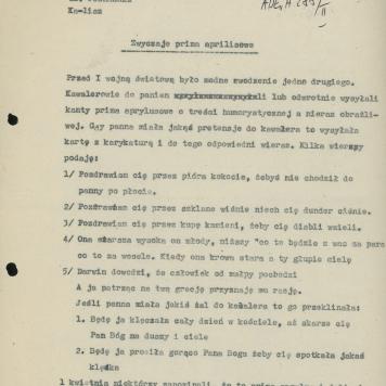 Zwyczaje prima aprilisowe