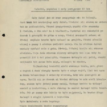 Ostatki, popielec i cały post sprzed 60 lat