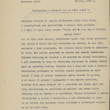 Wspomnienia z młodych lat od 1900 do 1928 r.