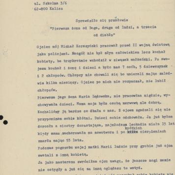 Sprawdziło się przysłowie "pierwsza żona od Boga, druga od ludzi, a trzecia od diabła"