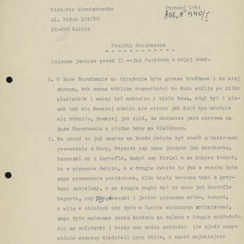 Posiłki świąteczne